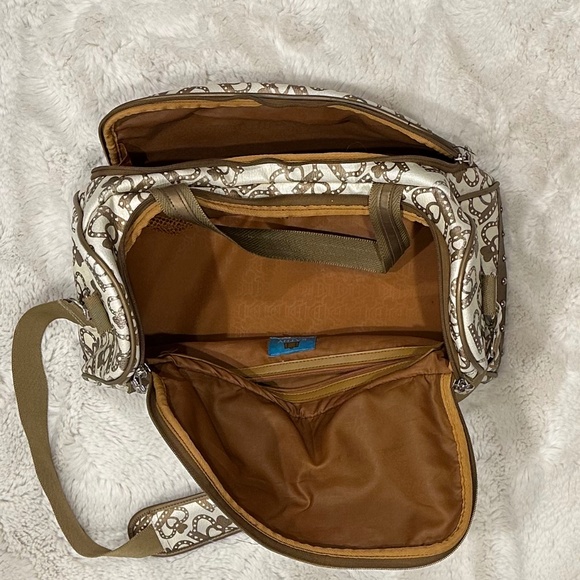 Kathy Van Zeeland Gold Crown Luggage Bag - Picture 5 of 6